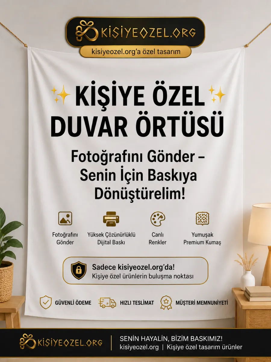Kişiye Özel Fotoğraflı Duvar Örtüsü – Kendi Tasarımını Oluştur | Premium Kumaş Baskı